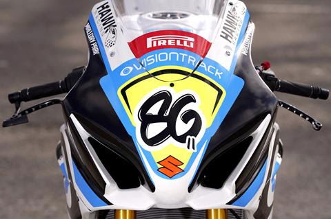 Charlie Nesbitt No.86 VisionTrack Suzuki GSX-R1000